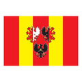 Lodzkie Prov Flag N3484 A4 Photo Print