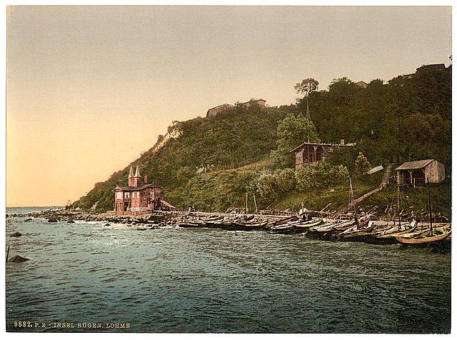 Lohme Isle of Rugen Vintage A4 Photo Print