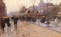 Loir Luigi A Parisian Street Scene With Sacre Coeur In The   A4 Photo Print