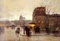 Loir Luigi Boulevard Henri Iv Crepuscule A4 Photo Print