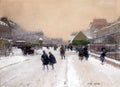 Loir Luigi Paris Sous LNeige A4 Photo Print