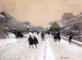 Loir Luigi Paris Sous La Neige  A4 Photo Print