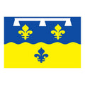 Loiretcher Dep Flag N2957 A4 Photo Print