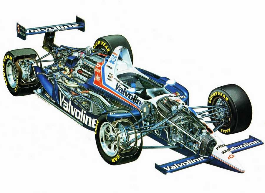 Lola T93 cutaway A4 Photo Print