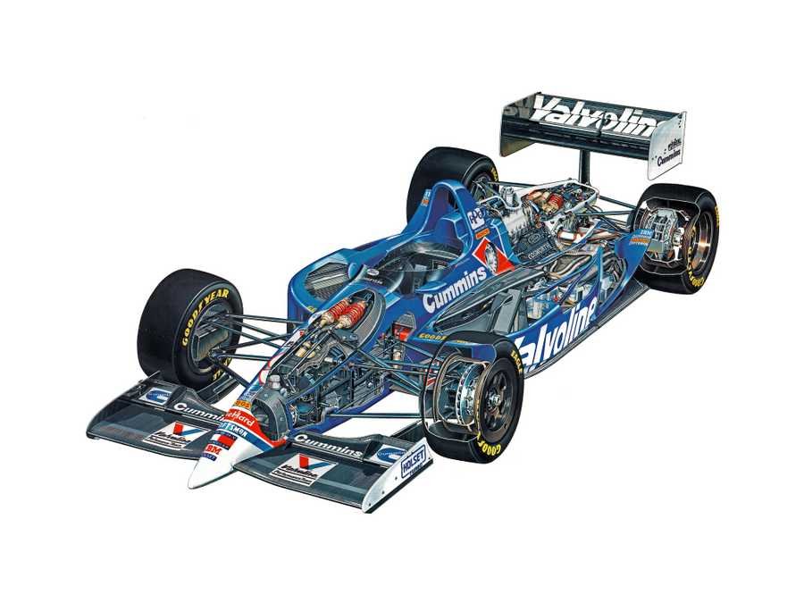 Lola T9400 1994 cutaway A4 Photo Print