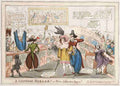 London Bazaar 1819 Cartoon Joke 001 Vintage A4 Photo Print