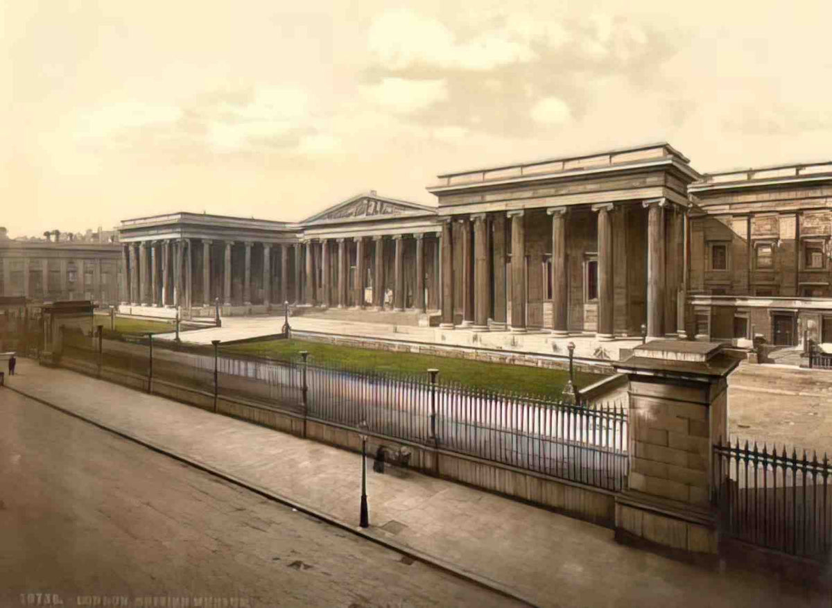 London British Museum Vintage A4 Photo Print