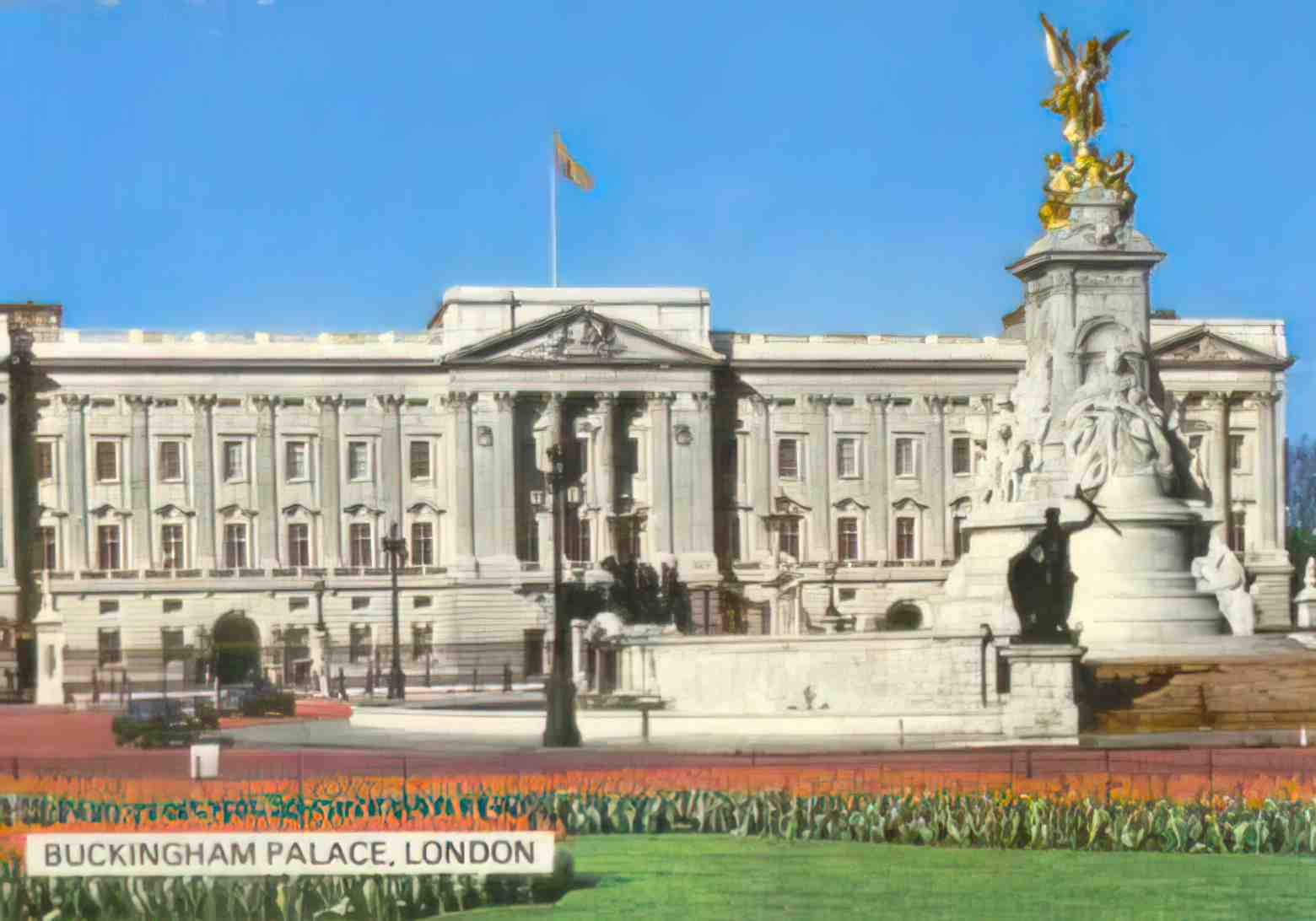 London Buckingham Palace 1960s Vintage A4 Photo Print
