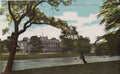 London Buckingham Palace and the river Vintage A4 Photo Print