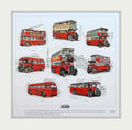 London Buses Vintage Vintage Retro Advert Poster A4 Photo Print