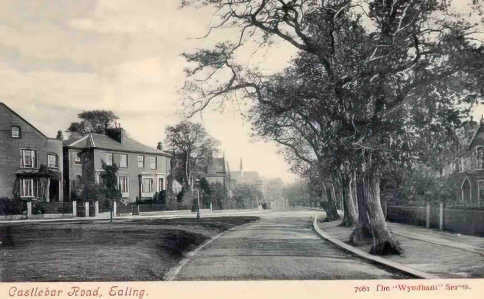 London Ealing Castlebar Road II Vintage A4 Photo Print