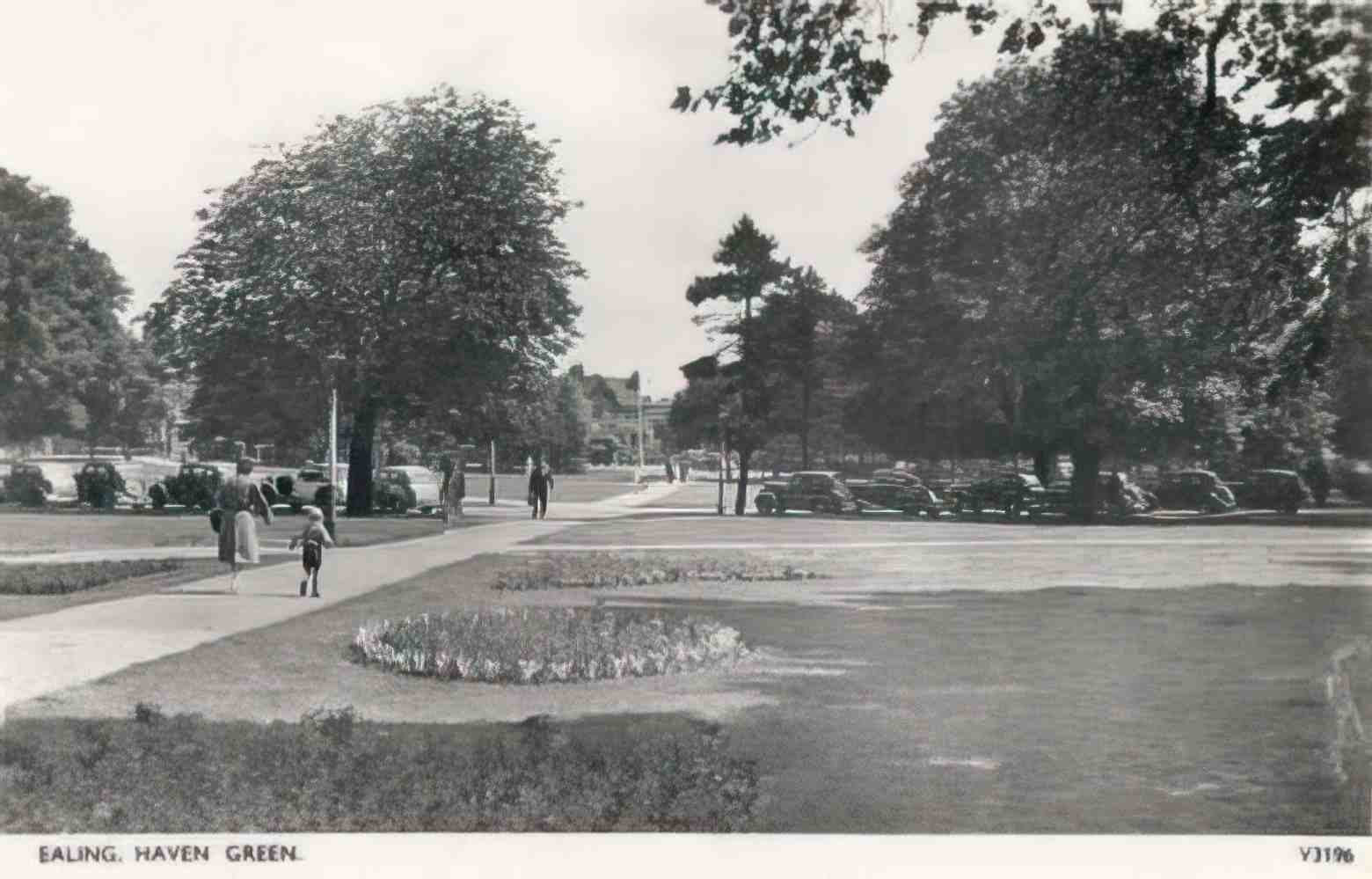 London Ealing Haven Green c1950s Vintage A4 Photo Print