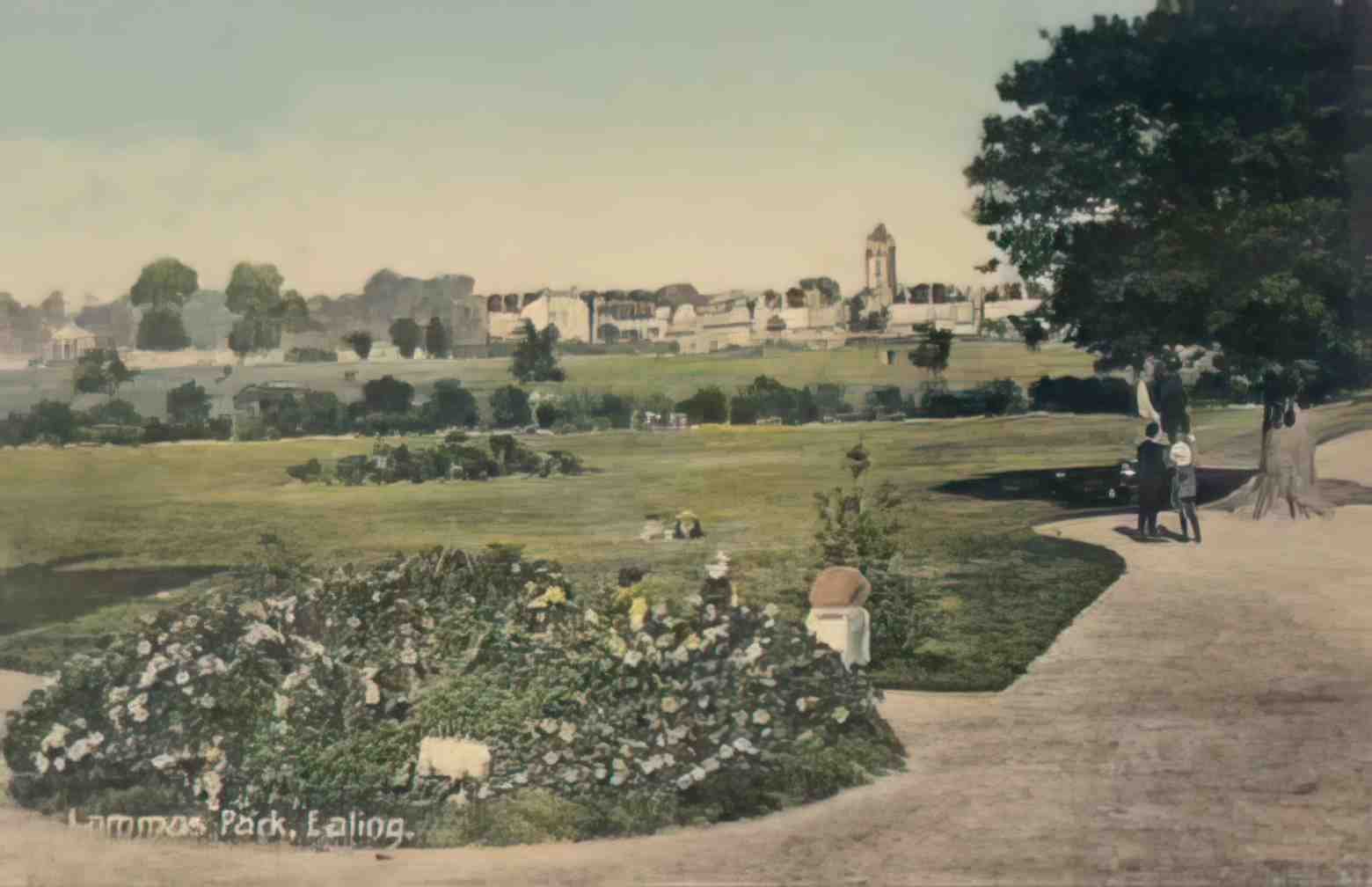 London Ealing Lammas Park Vintage A4 Photo Print
