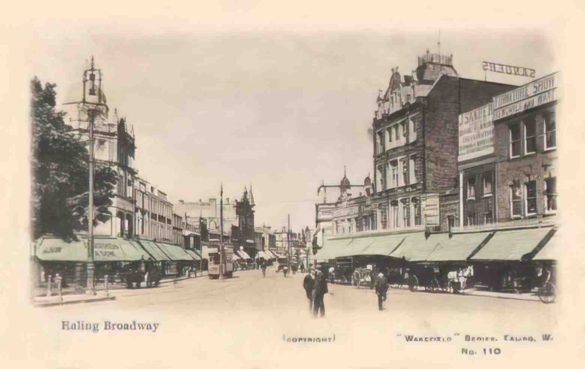 London Ealing The Broadway III c1910s Vintage A4 Photo Print