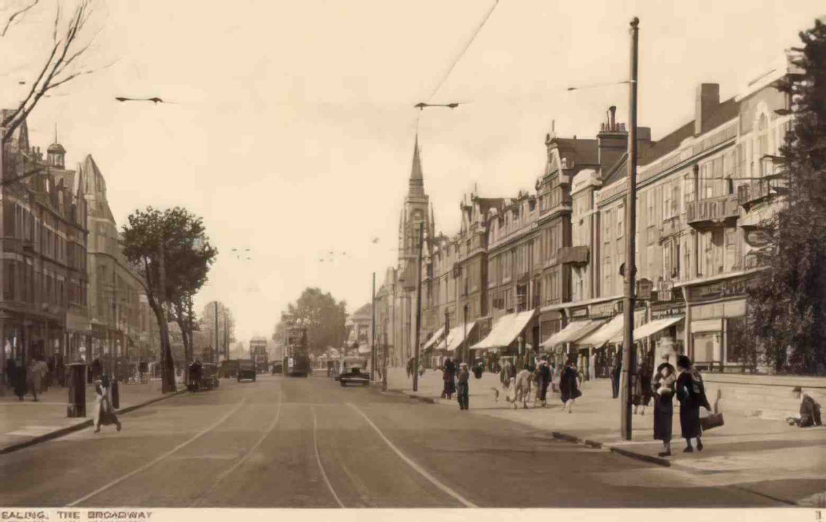 London Ealing The Broadway IV c1910s Vintage A4 Photo Print