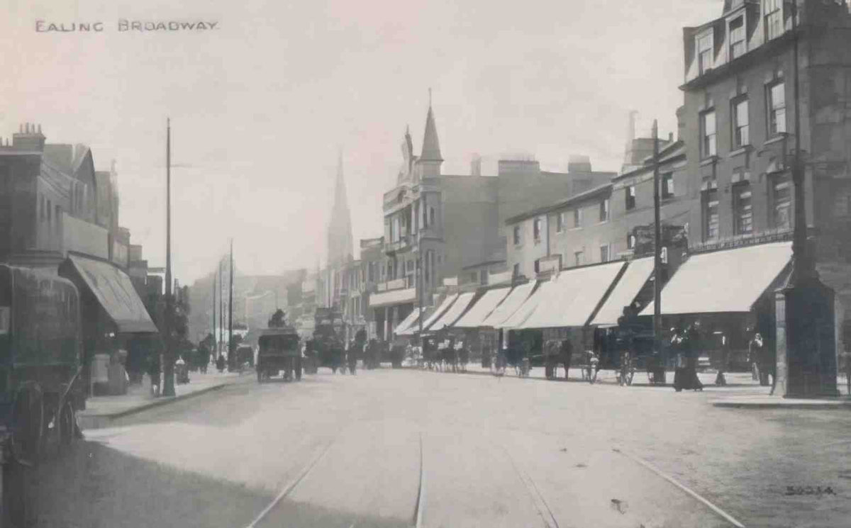 London Ealing The Broadway VI c1910s Vintage A4 Photo Print