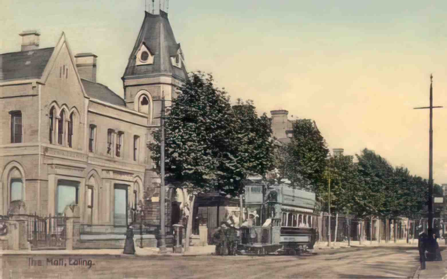 London Ealing The Mall III c1910s Vintage A4 Photo Print