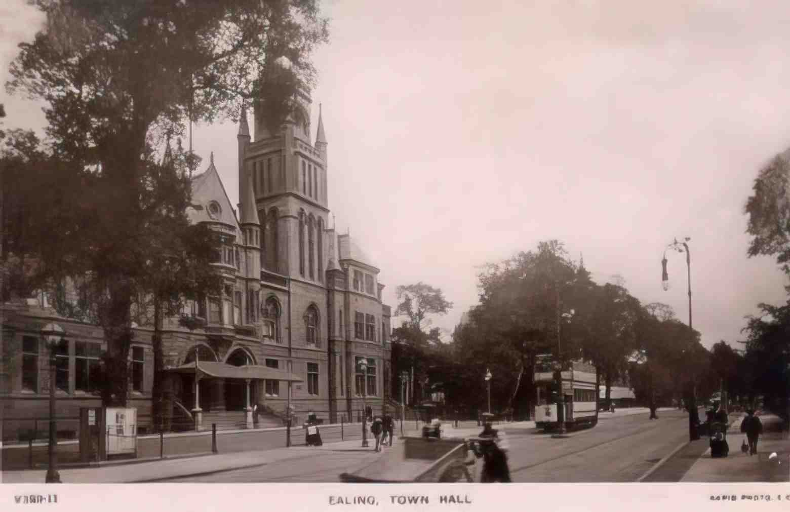 London Ealing Town Hall Vintage A4 Photo Print