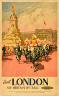 London Guards Rail Vintage Retro Advert Poster A4 Photo Print
