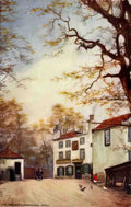 London Hampstead Heath The Spaniards Vintage A4 Photo Print
