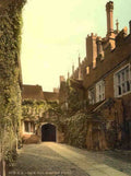 London Hampton Court Gateway Vintage A4 Photo Print