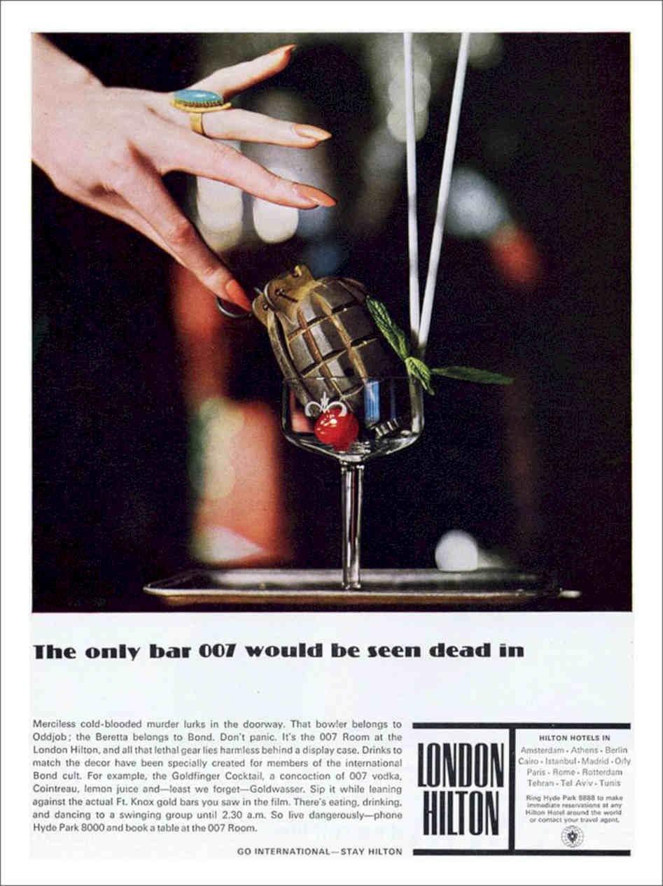 London Hilton 1966 Vintage Retro Advert Poster A4 Photo Print