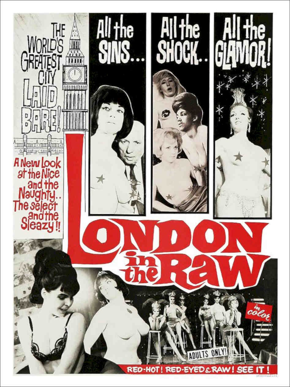London In The Raw Movie Poster Vintage Retro Advert Poster A4 Photo Print