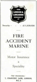 London Insurance Brochure Vintage Retro Advert Poster A4 Photo Print