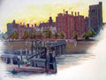 London Lambeth Palace 1880s Vintage A4 Photo Print