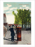 London Life O H M S Postman Vintage Retro Advert Poster A4 Photo Print
