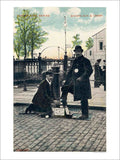 London Life Shoeblack And Cabby Vintage Retro Advert Poster A4 Photo Print