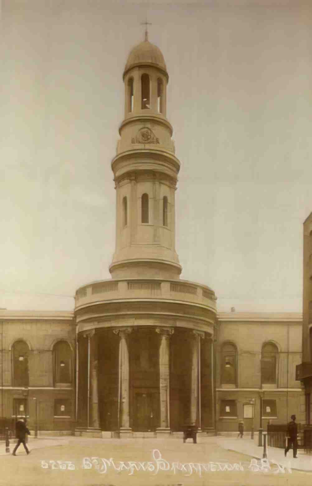 London Marylebone Bryanston Square St Marys Vintage A4 Photo Print