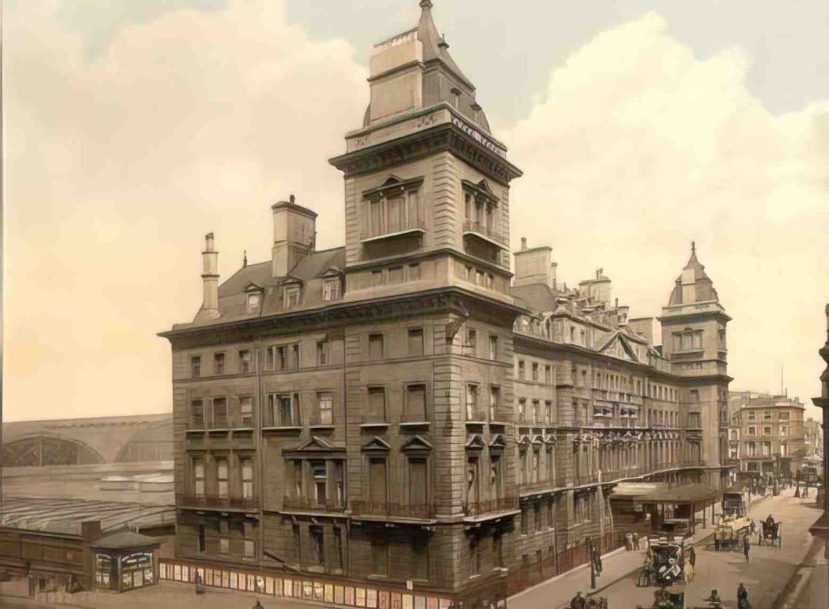 London Paddington Great Western Hotel Vintage A4 Photo Print