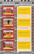 London Palaces Guide Vintage Retro Advert Poster A4 Photo Print