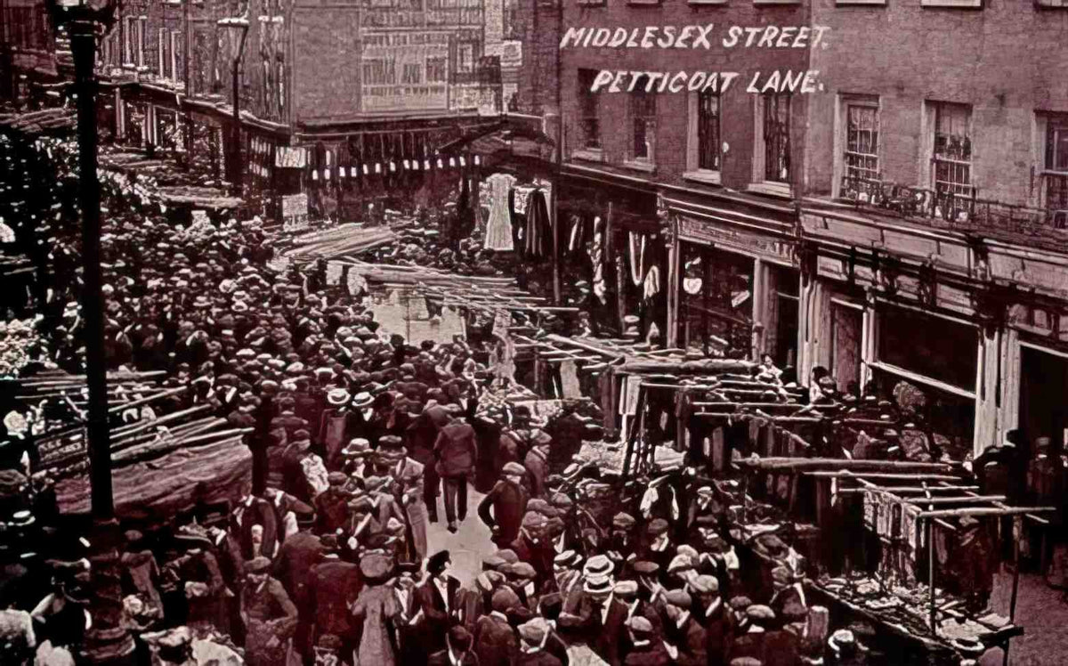 London Petticoat Lane Middlesex Street Vintage A4 Photo Print