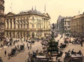 London Piccadilly Circus Vintage A4 Photo Print