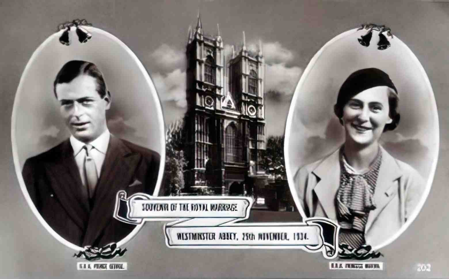 London Prince George Wedding 1934 Vintage A4 Photo Print