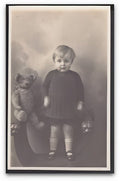 London Putney Alice Small Girl & Teddy Bear Vintage A4 Photo Print
