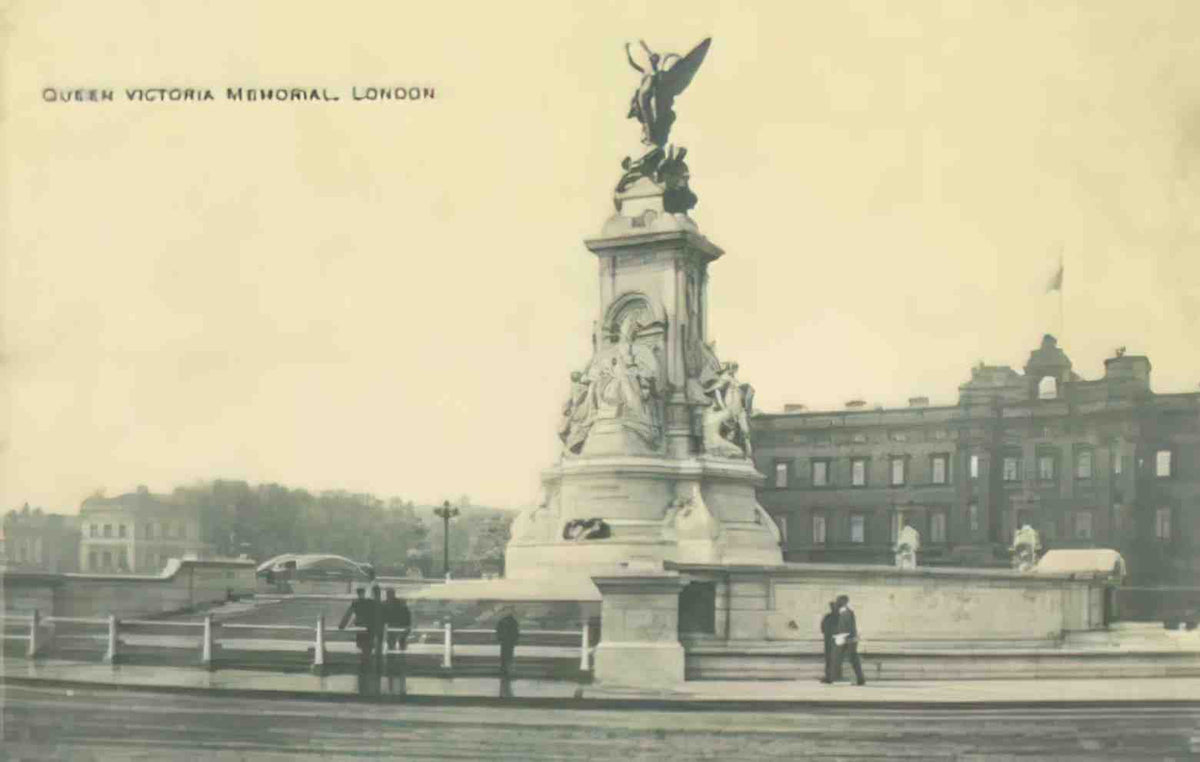London Queen Victoria Memorial Vintage A4 Photo Print