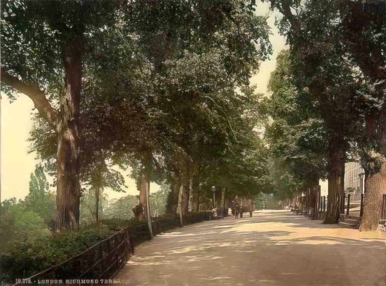 London Richmond Terrace Vintage A4 Photo Print