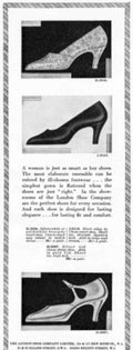London Shoe Vintage Vintage Retro Advert Poster A4 Photo Print