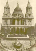 London St Pauls Cathedral 1934 Vintage A4 Photo Print