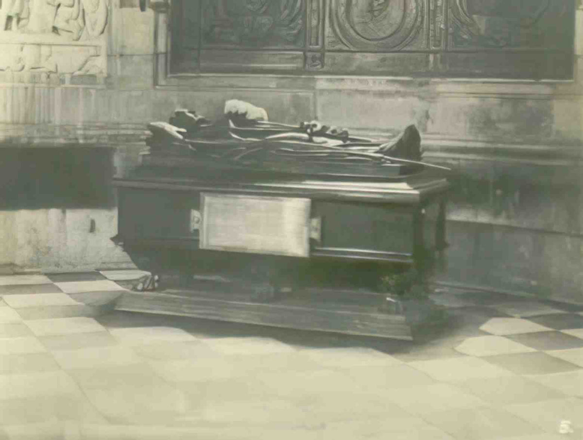 London St Pauls Cathedral General Gordons Monument Vintage A4 Photo Print