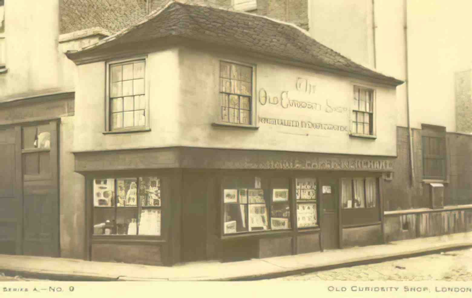 London The Old Curiosity Shop Vintage A4 Photo Print