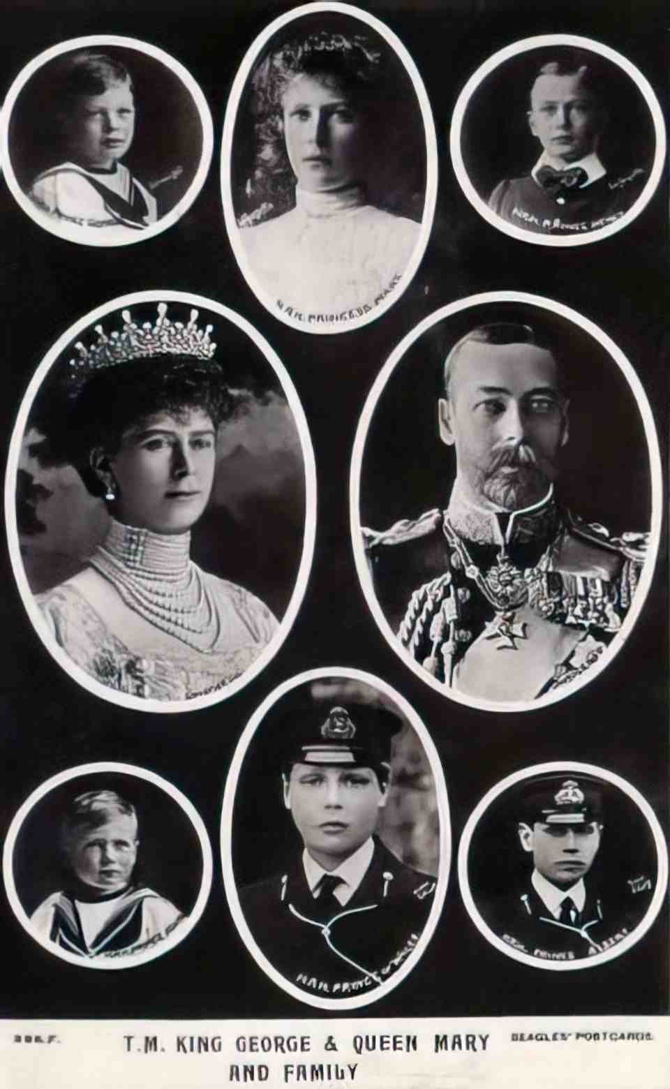 London The Royal Family Vintage A4 Photo Print
