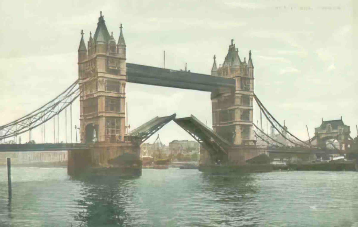 London The Tower Bridge Vintage A4 Photo Print