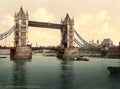 London Tower Bridge III Vintage A4 Photo Print