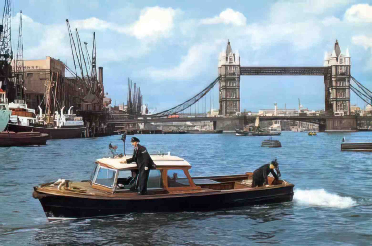 London Tower Bridge Vintage A4 Photo Print