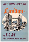 London Tower Bridge Vintage Retro Advert Poster A4 Photo Print 2
