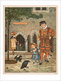 London Tower Vintage Retro Advert Poster A4 Photo Print